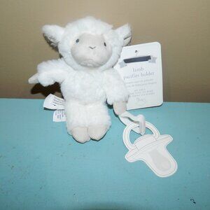 Pottery Barn Kids Lamb Critter Pacifier Holder (VV-24)